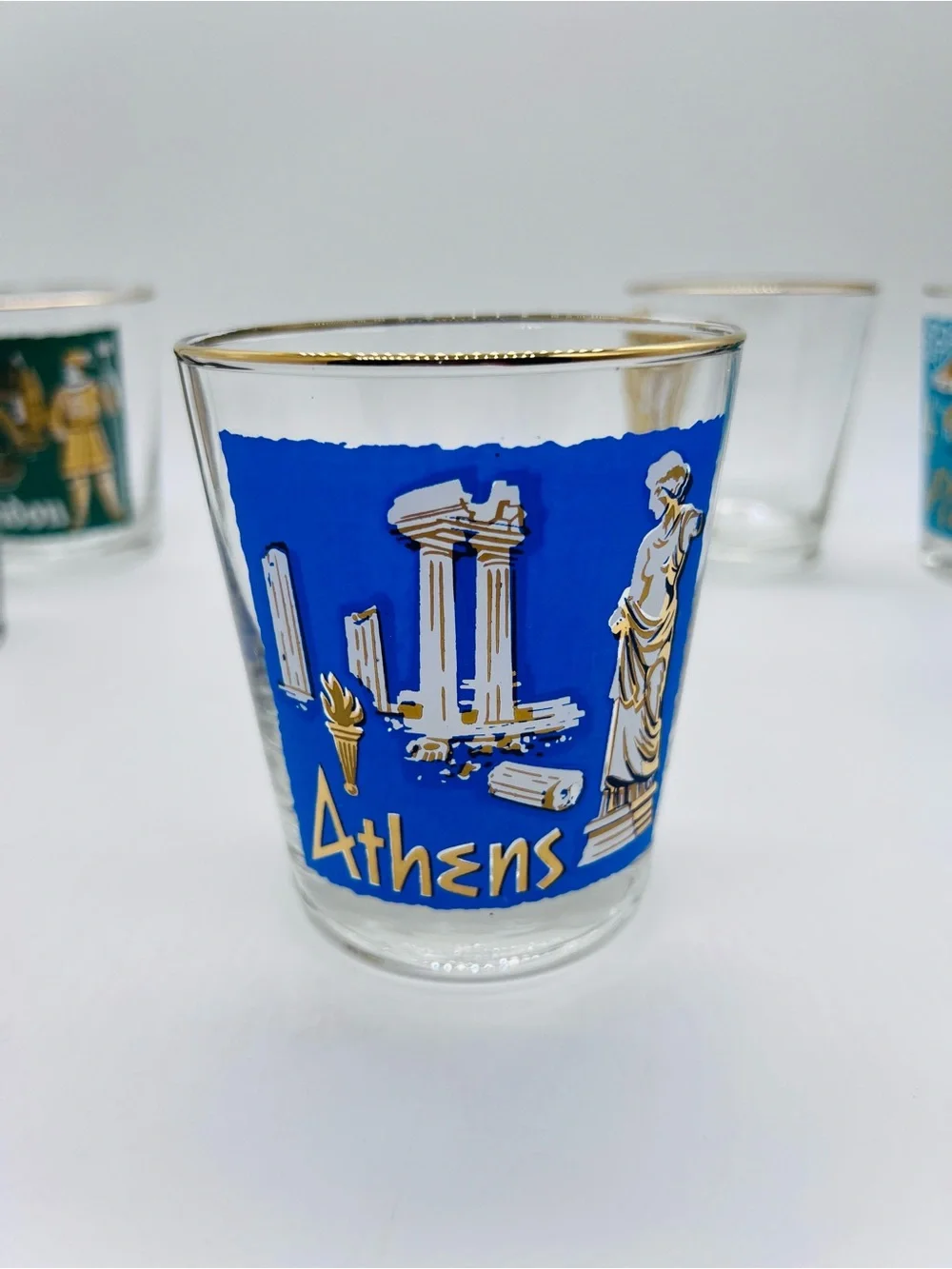 Libbey Vintage “International Cities Of The World” Set of 6 Highball Glasses